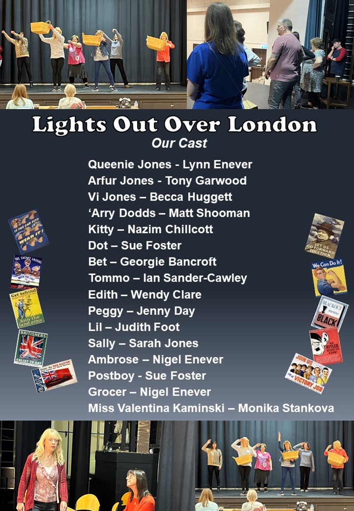 Lights Out Over London cast